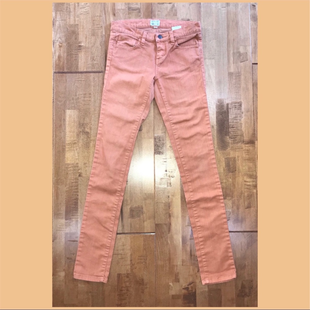 RVCA Peach Light Orange Skinny Jeans. Size 25